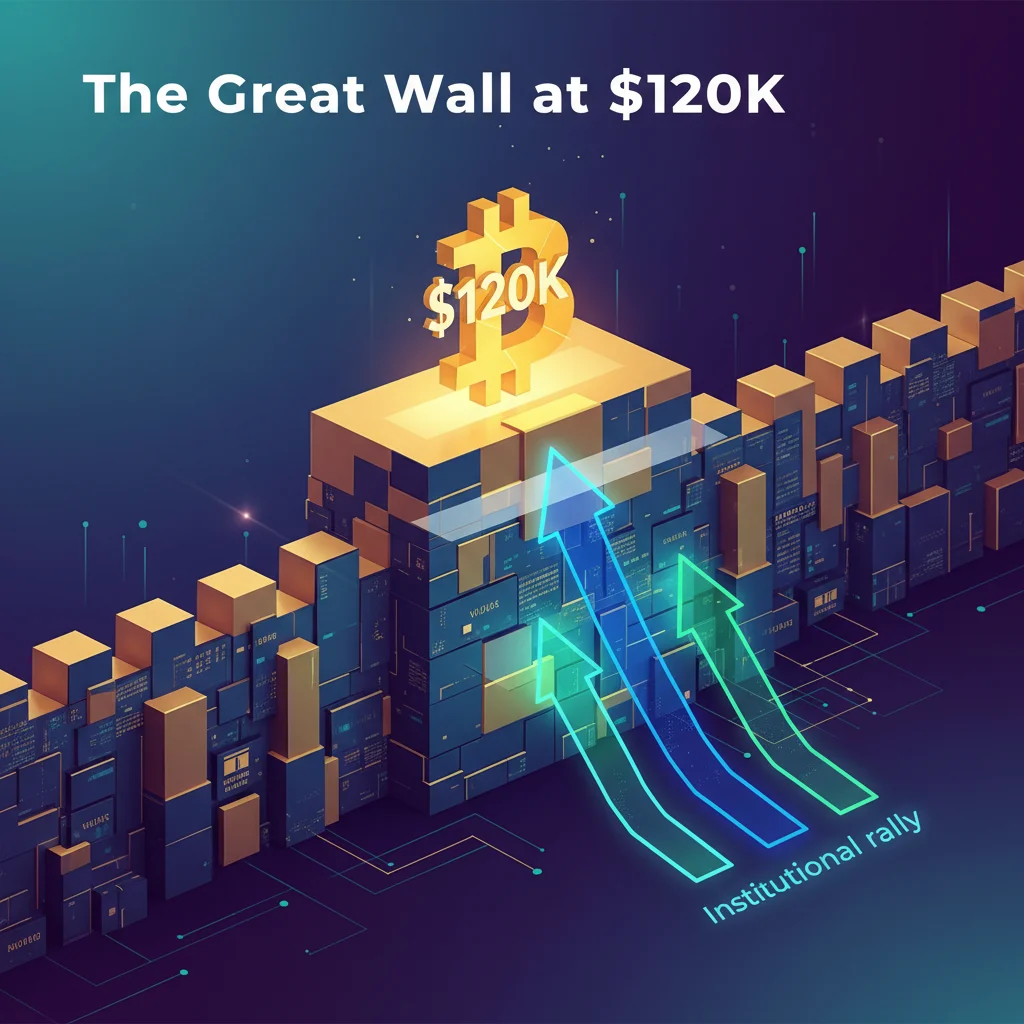 The Great Wall at $120K: Is Bitcoin’s Institutional Rally Hitting a Ceiling?