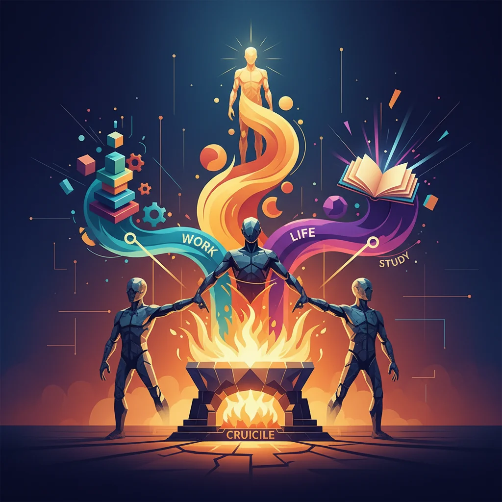 The EMBA Crucible: Forging Leaders Through the Fire of Work, Life, and Study