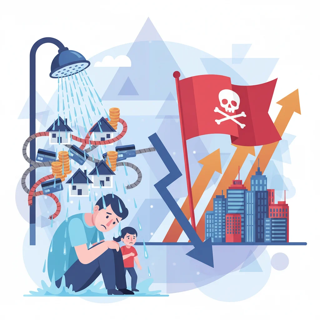 The Cold Shower Economy: Why Household Debt is a Red Flag for Investors and the Broader Market