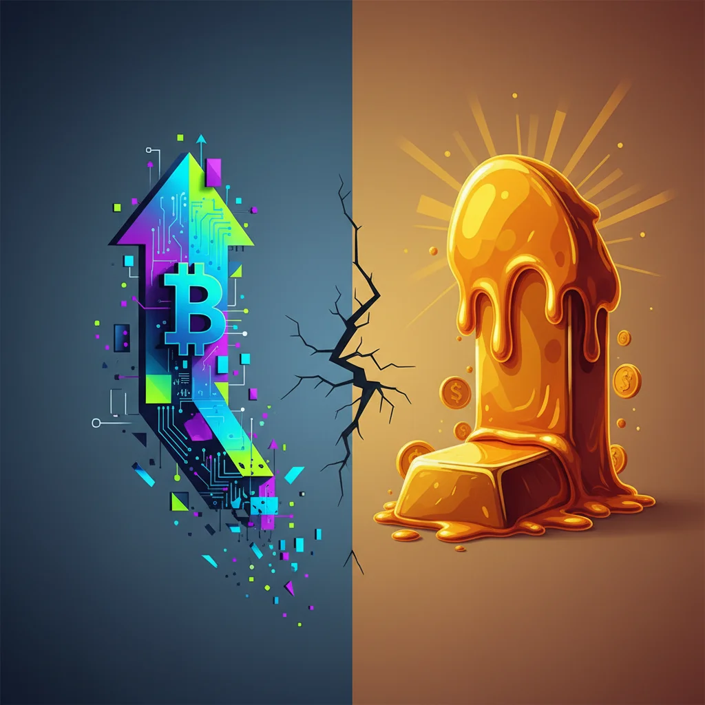Digital Gold vs. Old Gold: Why Bitcoin Tumbled While Gold Thrived in a Crisis