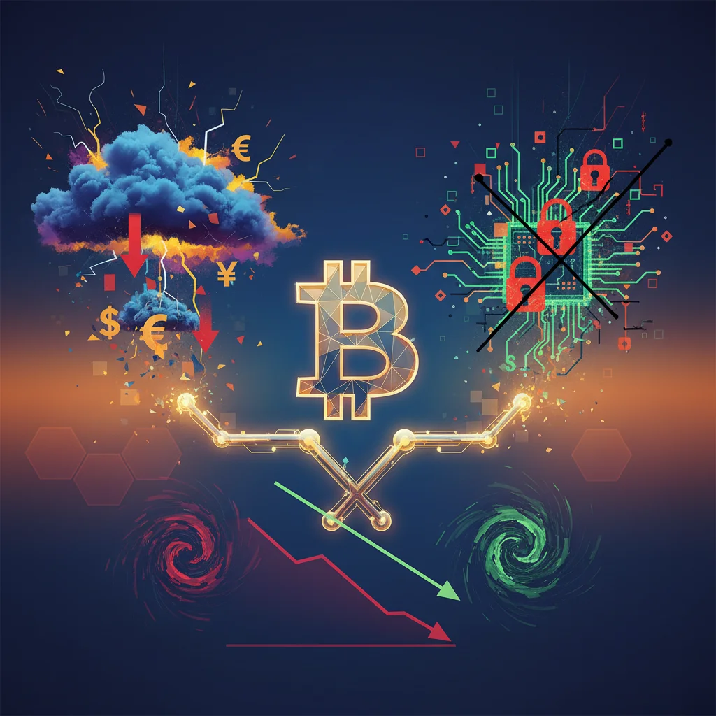 Bitcoin at a Crossroads: Navigating Economic Storms and Technical Threats
