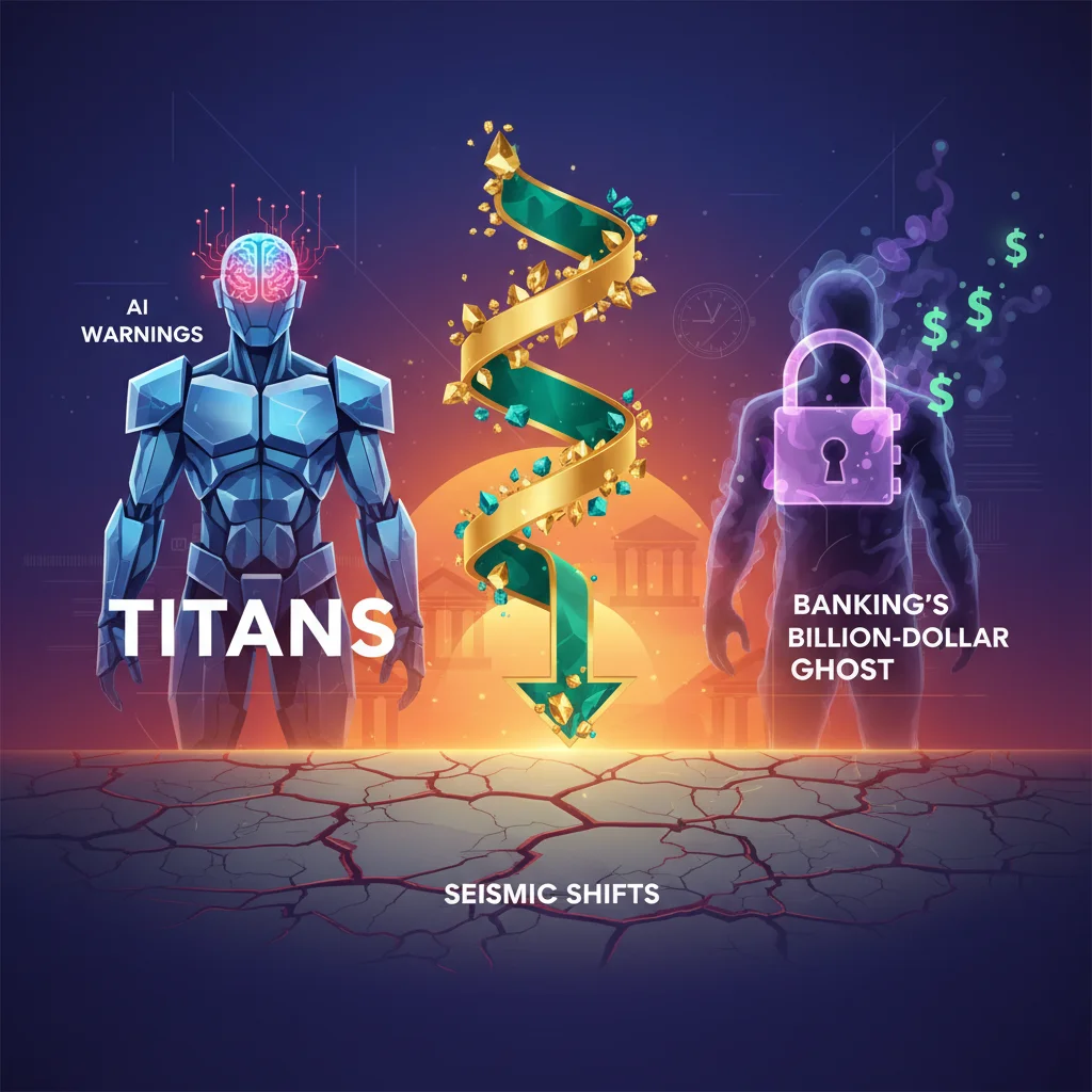Titans, Trends, and Troubles: AI Warnings, Luxury Resets, and Banking’s Billion-Dollar Ghost