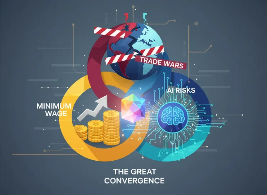 The Great Convergence: When Minimum Wage, Trade Wars, and AI Risks Collide