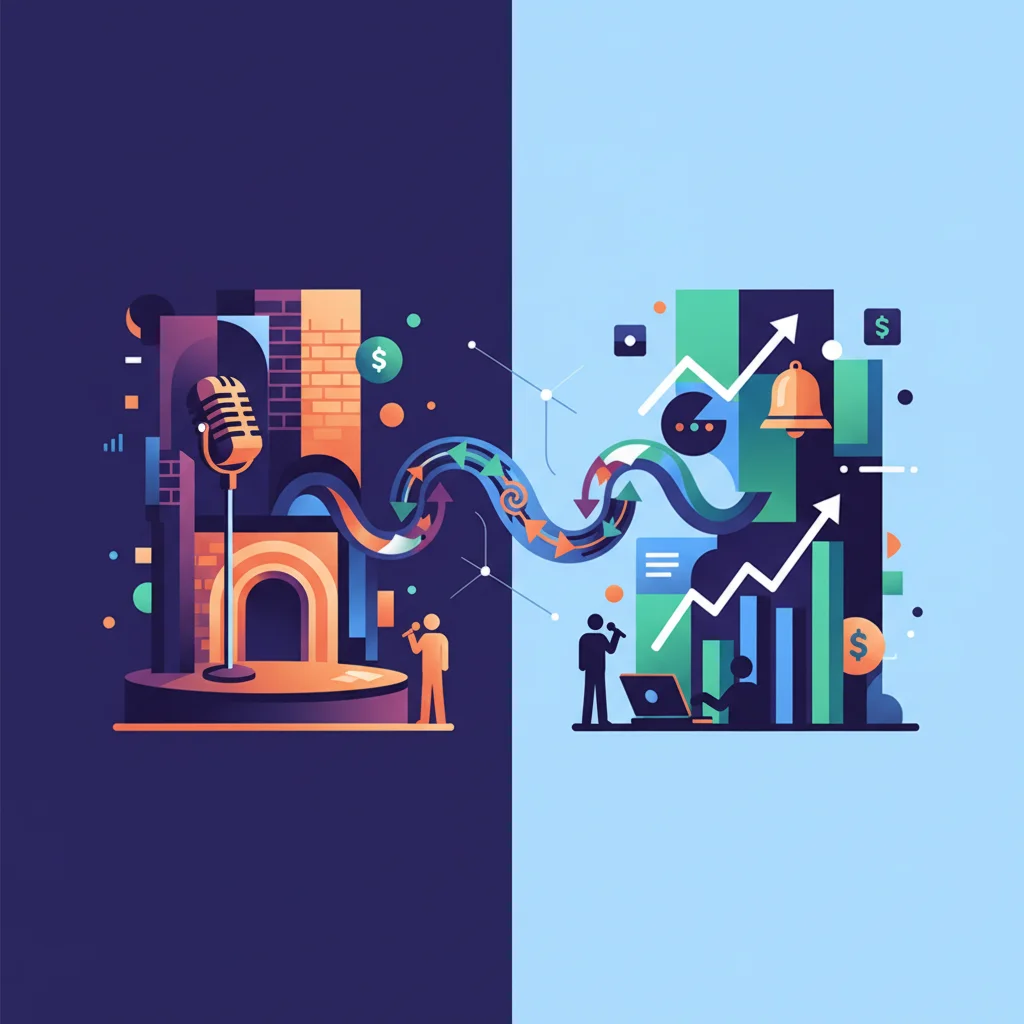 From Open Mics to Opening Bells: The Unexpected Parallels Between Stand-Up Comedy and Financial Success