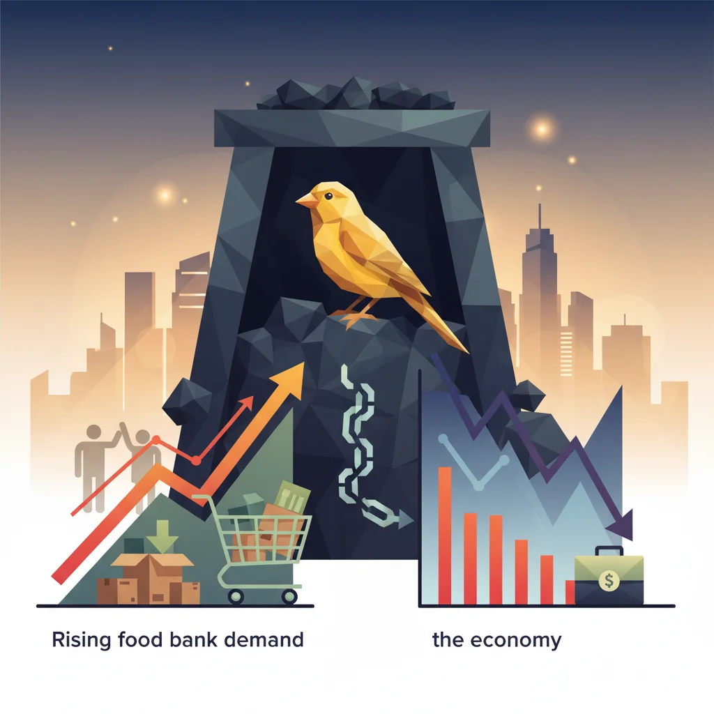 The Canary in the Coal Mine: What Rising Food Bank Demand Reveals About the Economy and Your Portfolio