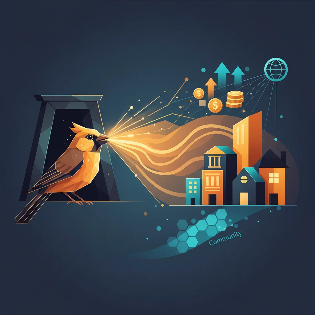 The Canary in the Coal Mine: What Community Warm Hubs Signal to Investors and the Global Economy