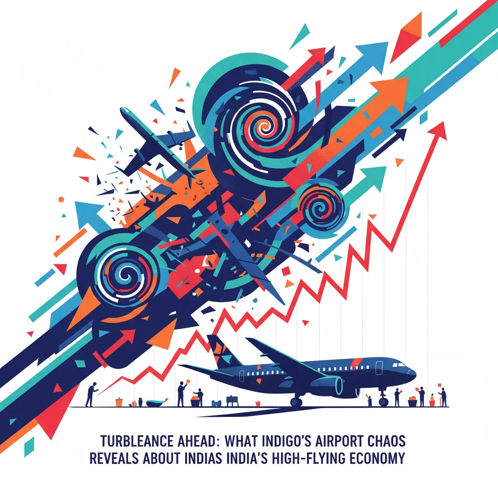 Turbulence Ahead: What IndiGo’s Airport Chaos Reveals About India’s High-Flying Economy