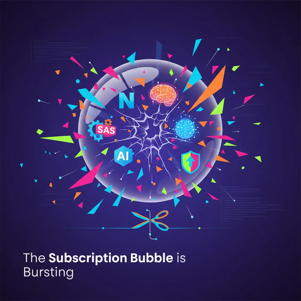 The Subscription Bubble is Bursting: What the Streaming Wars Teach Startups About SaaS, AI, and Survival
