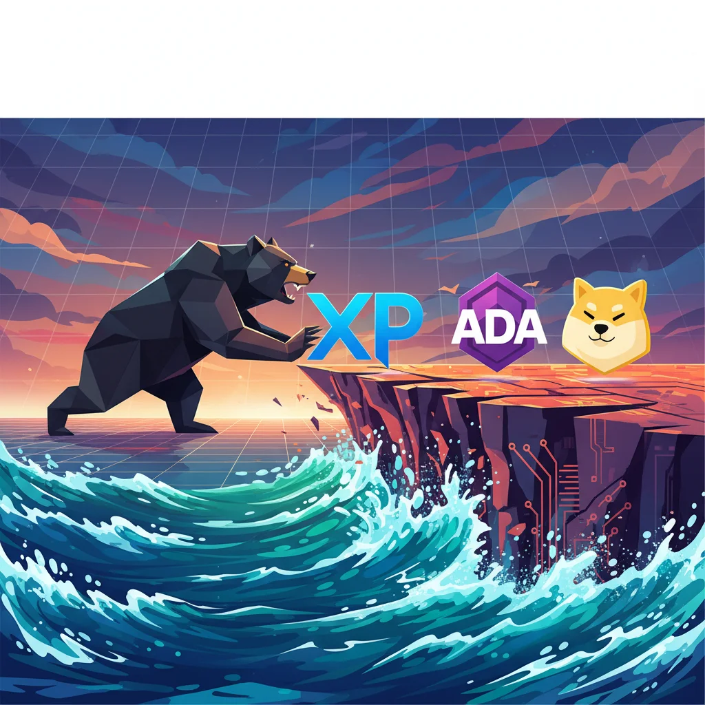 Bear Market Brinkmanship: Are XRP, Cardano, and Dogecoin on the Edge of a Cliff?