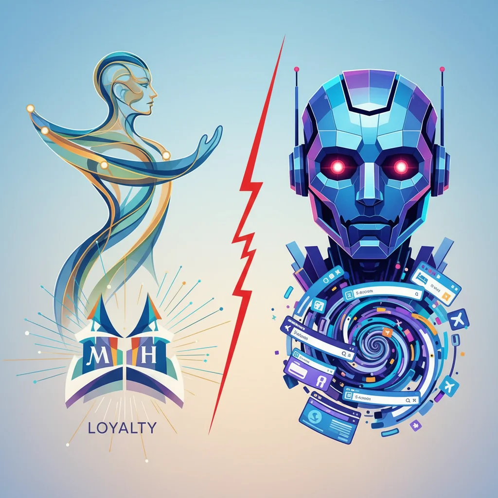 Human vs. Machine: Why Marriott and Hilton are Betting on Loyalty to Beat the AI Travel Agent