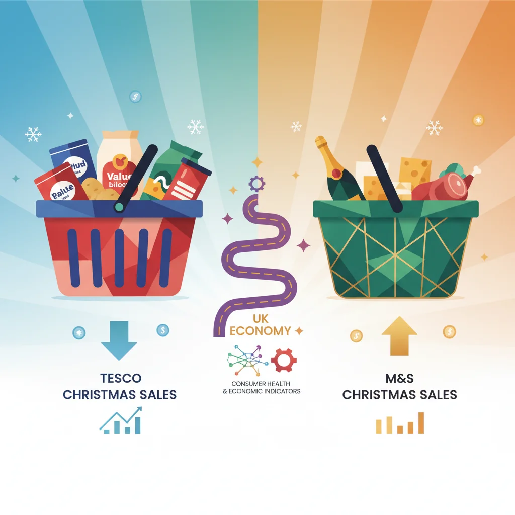 A Tale of Two Baskets: What Tesco & M&S Christmas Sales Reveal About the UK Economy