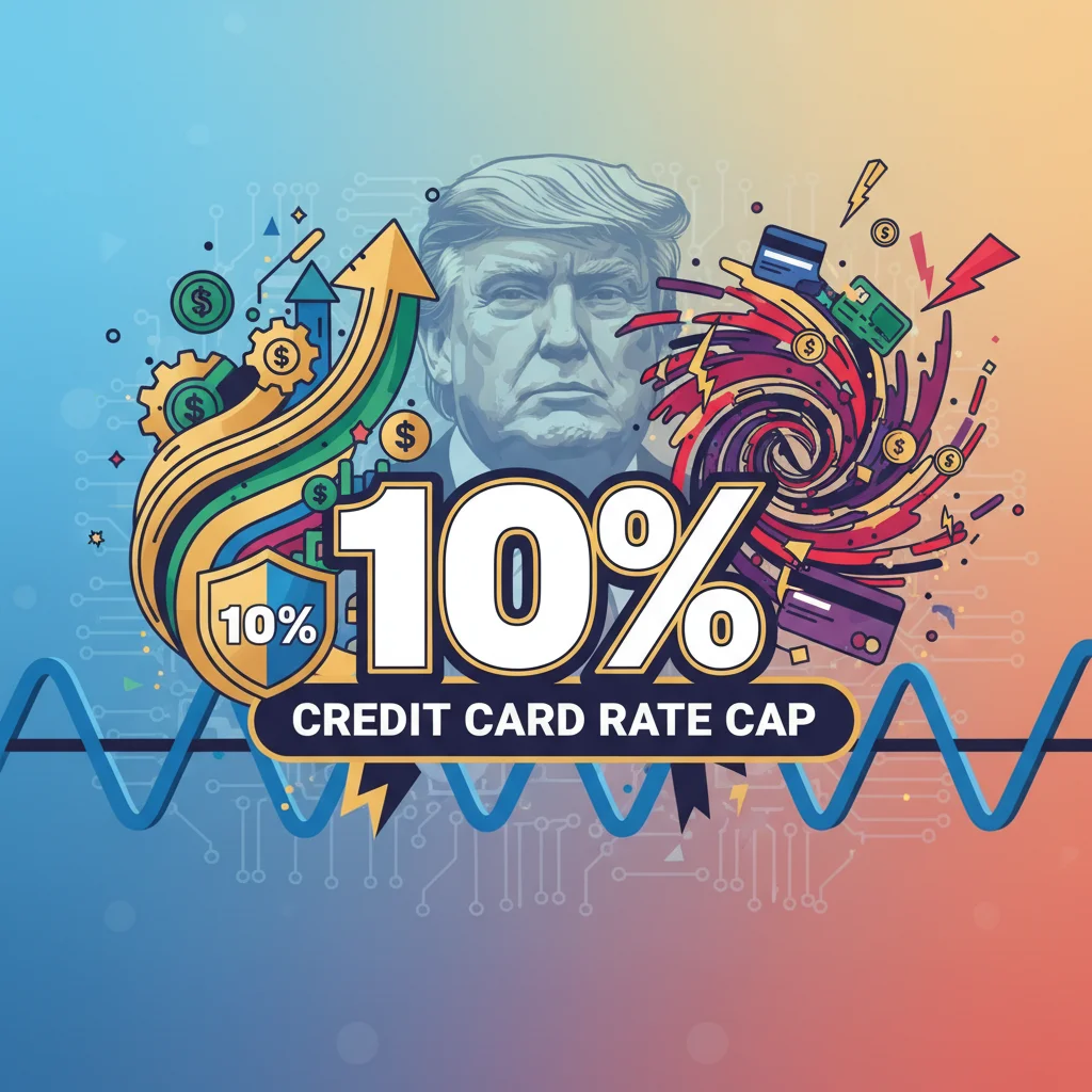 Trump’s 10% Credit Card Rate Cap: Economic Lifeline or Financial Chaos?