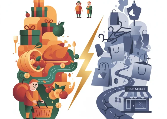 The Great Retail Divide: Why Food Feasted and Fashion Famished in the UK’s Christmas Showdown