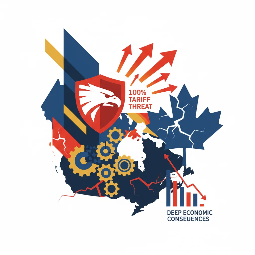 Trump’s 100% Tariff Threat on Canada: A Geopolitical Gambit with Deep Economic Consequences